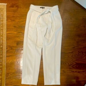 Ann Taylor tie  waist ankle pant . New with tags .